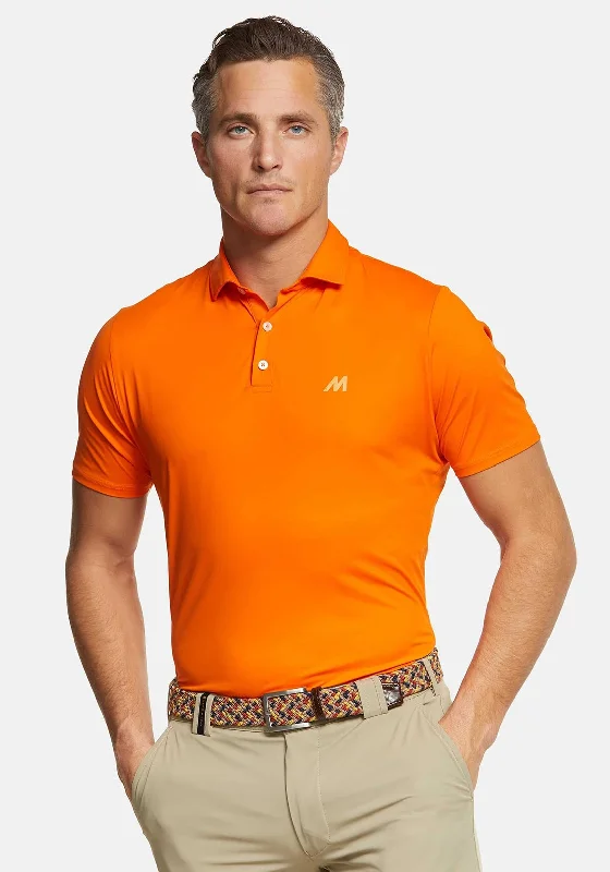 Weekend Savings Bonanza Meyer Tiger High Performance Polo Shirt, Orange