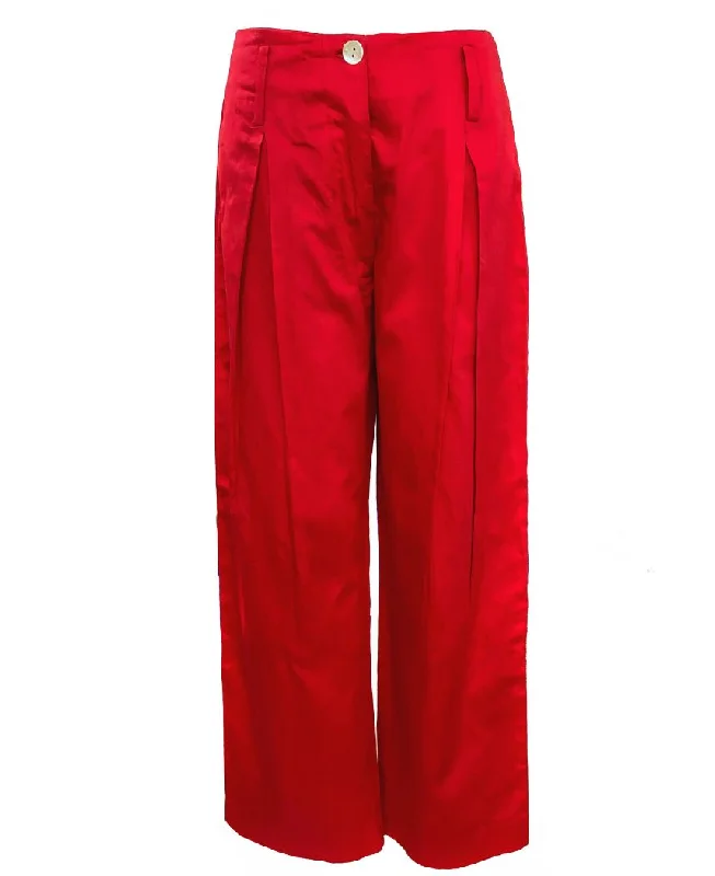 Weekend Discounts to Love Solid Red Pants