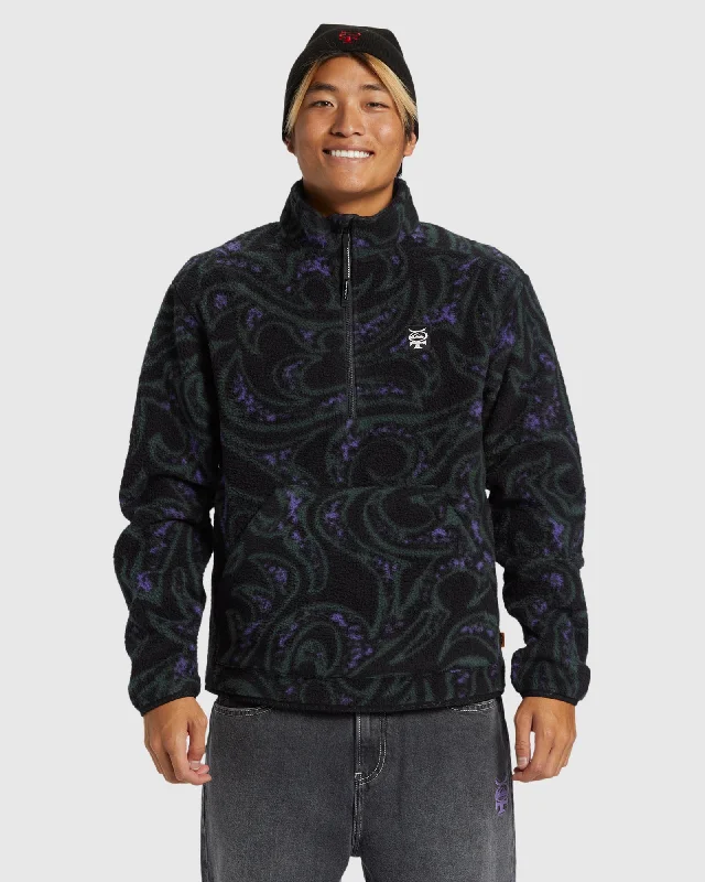 Weekend Offers That Shine Mens Mercury Half Zip Sweatshirt