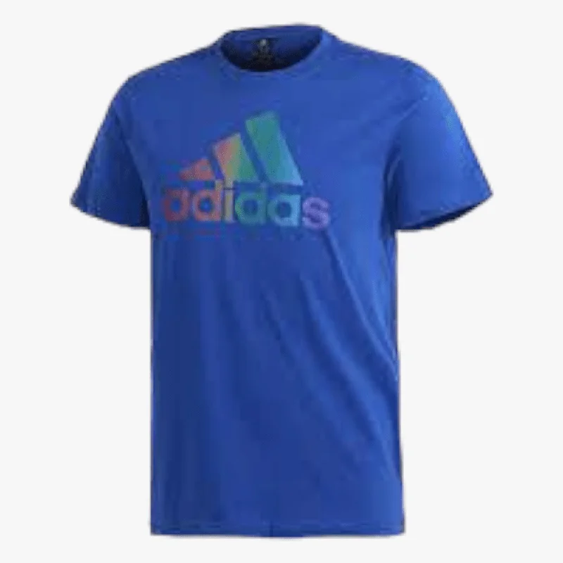 Members Only adidas Mens M U Prd Bos G Short Sleeve Tee Boblue