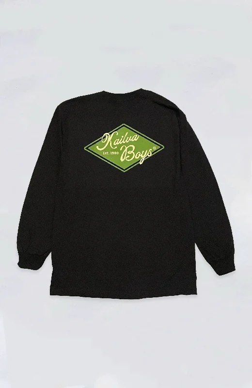 Reduced Rates Kailua Boys - KB Scripts Heavyweight L/S Tee
