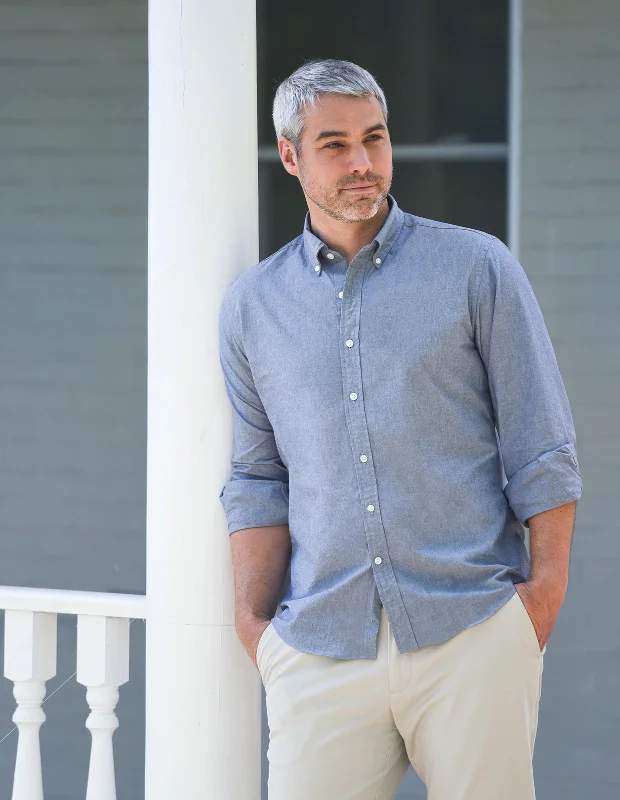 Discount Deals Soft Wash Blue Chambray
