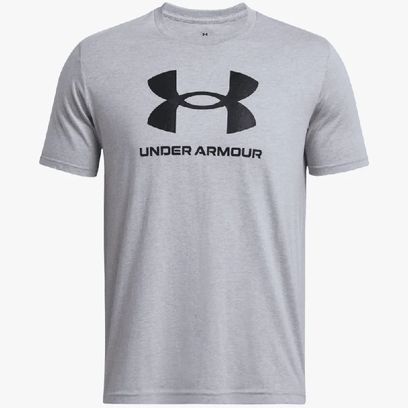 Special Discount Under Armour Mens Sportstyle Logo Short Sleeve Tee 035 Grey