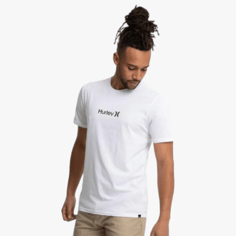 Discount Deals Hurley Mens H20 Dri O&O Short Sleeve Tee White