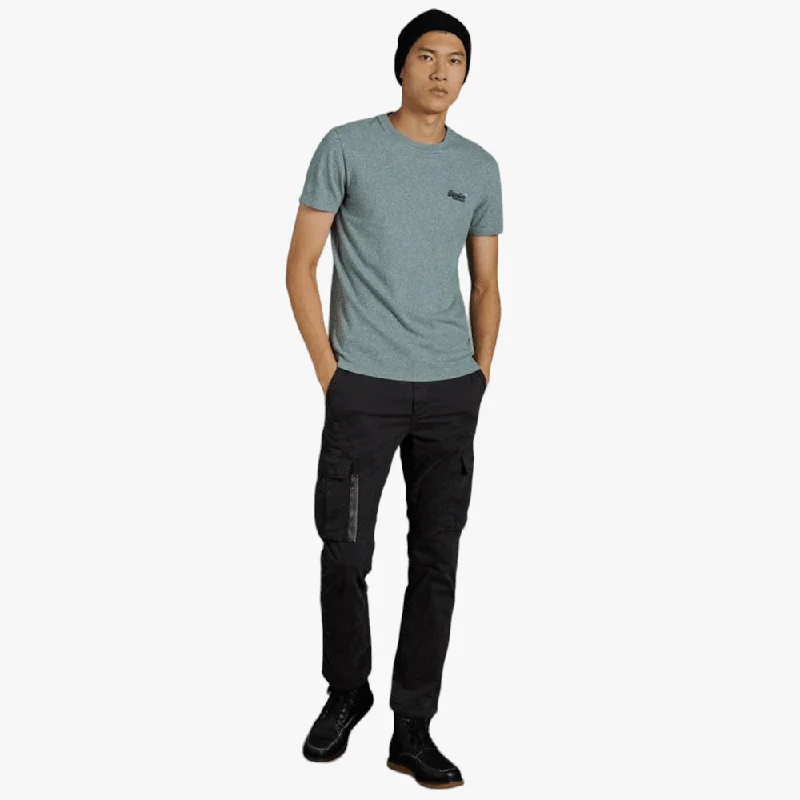 Extra Savings Superdry Mens Ol Classic Vee Short Sleeve Tee Grey Marl