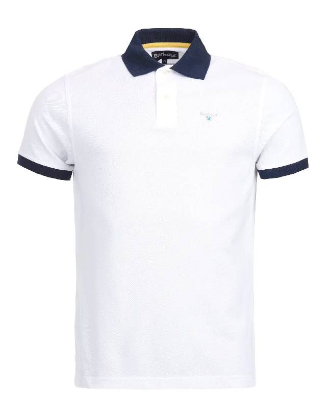 Steals and Deals ID70041-Barbour White Lynton Polo