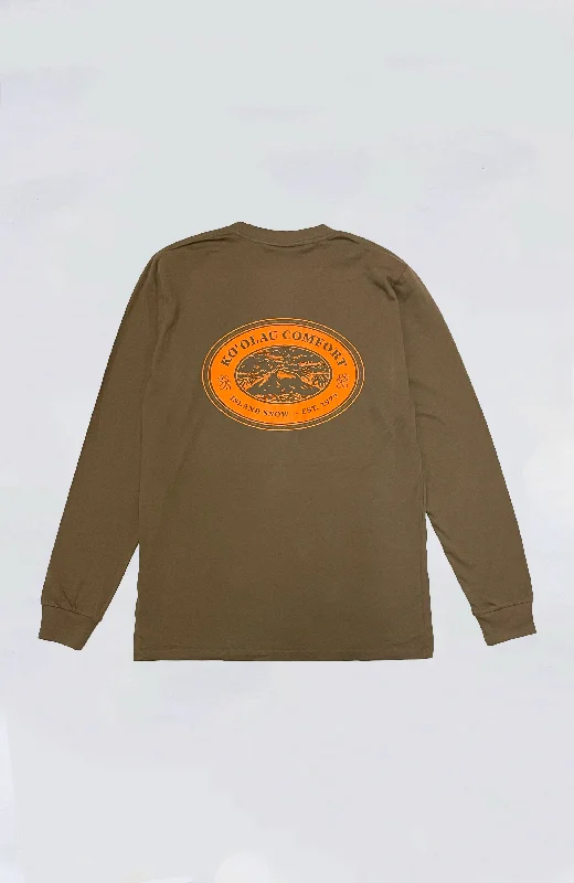 Closeout Deal Island Snow Hawaii - IS Ko'olau Comfort Premium Heavyweight L/S Tee