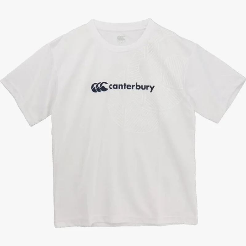 Final Markdown Canterbury Mens Ccc Logo Short Sleeve Tee Canterbury White