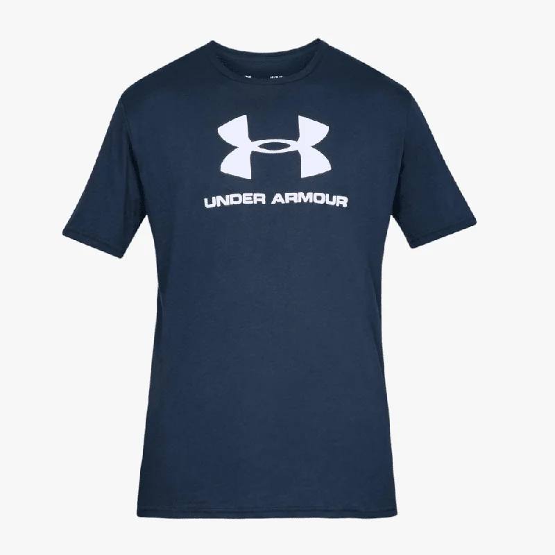 Low Prices Under Armour Mens Sportstyle Logo Short Sleeve Tee Academy/Graphite