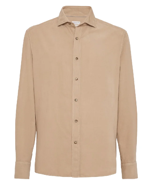 New Deal Camel Corduroy Sportshirt