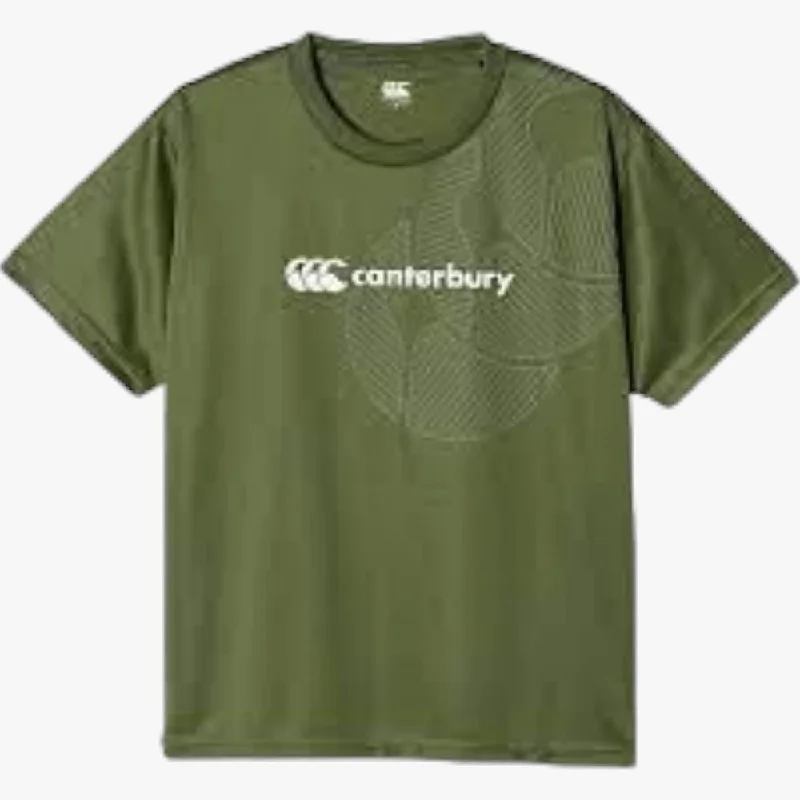 Great Deals Canterbury Mens Ccc Logo Short Sleeve Tee Canterbury Olive