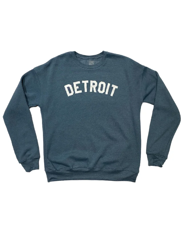 Deal Alert Ink Detroit Crewneck Sweatshirt - Heather Slate
