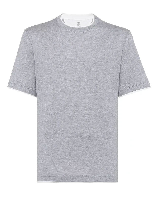 Today's Deal Light Grey Layered Shirt