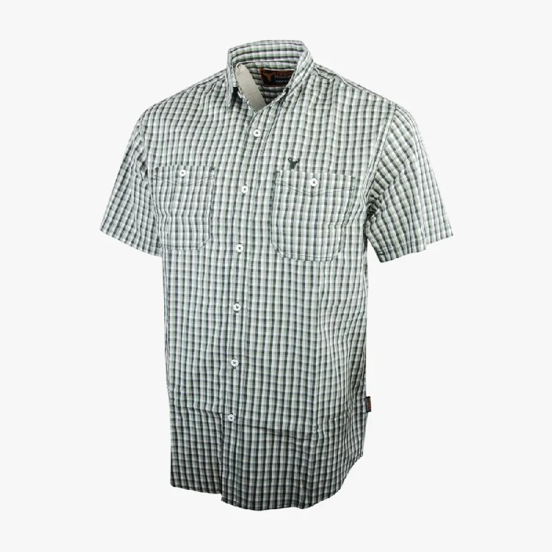 Weekend Bargains to Indulge In Wildebees Mens One Up Short Sleeve Check Shirt Fatigue Moss White Weekend Bargains to Indulge In Wildebees Mens One Up Short Sleeve Check Shirt Fatigue Moss White