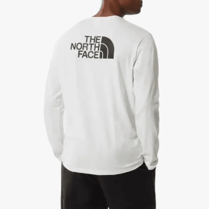 Buy More, Save More The North Face Mens Easy Long Sleeve Tee White