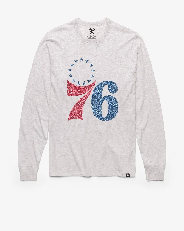 Unbeatable Deal PHILADELPHIA 76ERS PREMIER '47 FRANKLIN LONG SLEEVE TEE