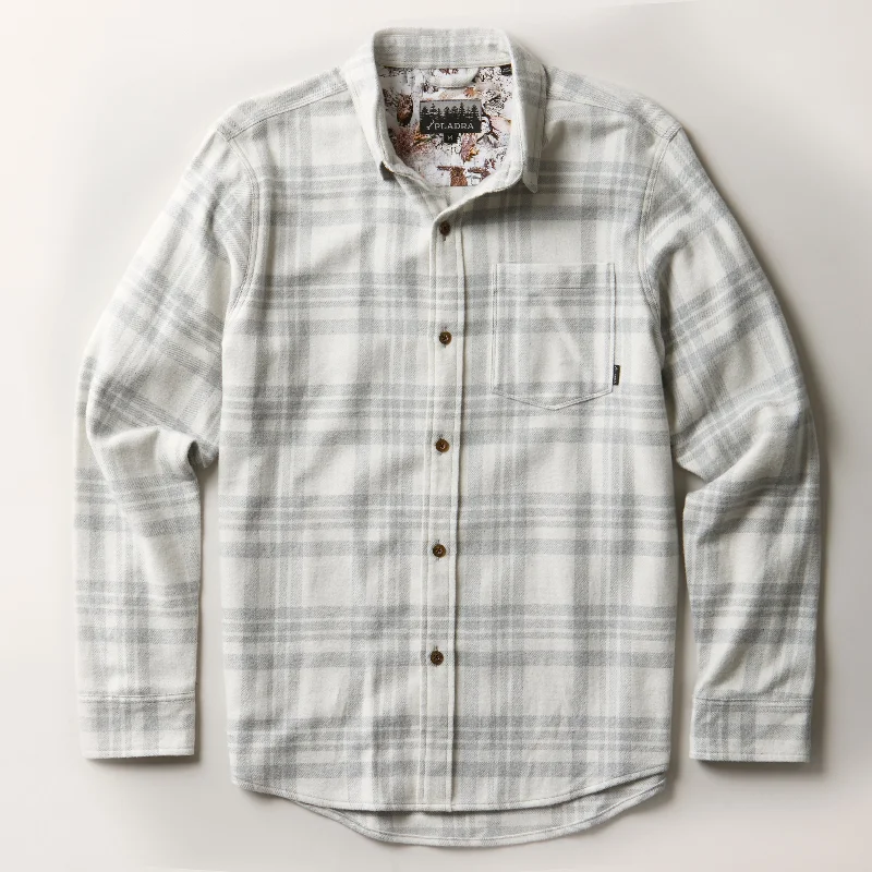 Flash Sale Men's Every Day Elite Flannel Shirt- Cloud Grey Heather