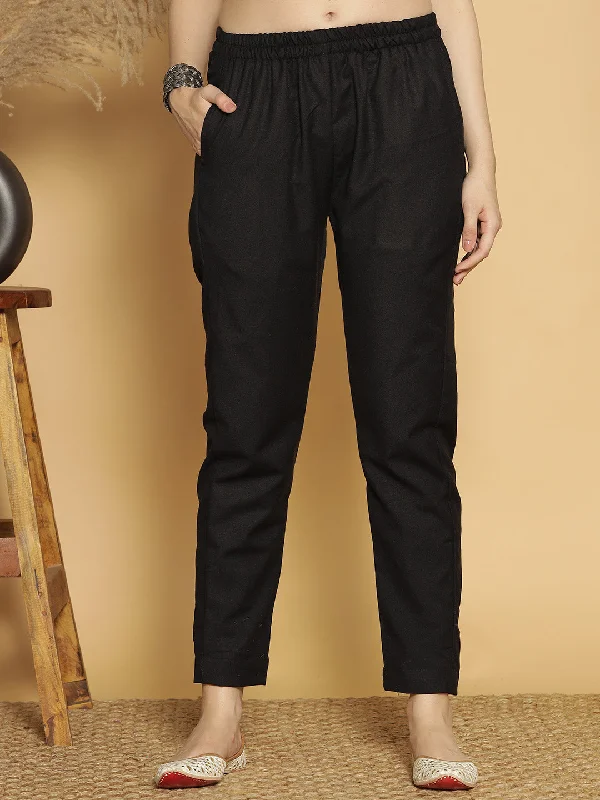 The Best Deal Black Acrylic Pants