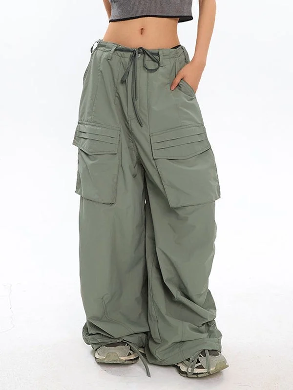 Unbeatable Deal Ruched Y2K Baggy Cargo Pants