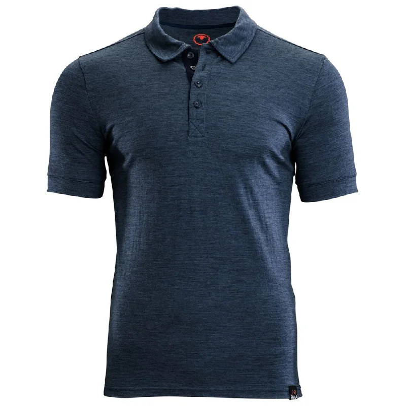 Weekend-Only Price Drops Mens Merino 180 Short Sleeve Polo Shirt (Denim)