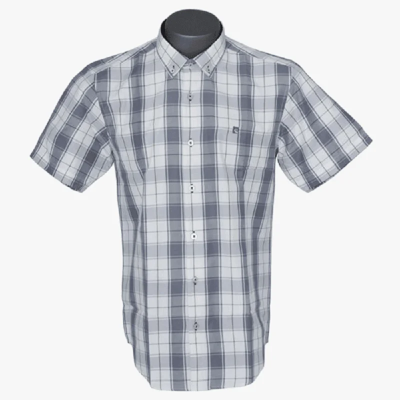 Special Savings Pierre Cardin Mens Short Sleeve Shirt Grey