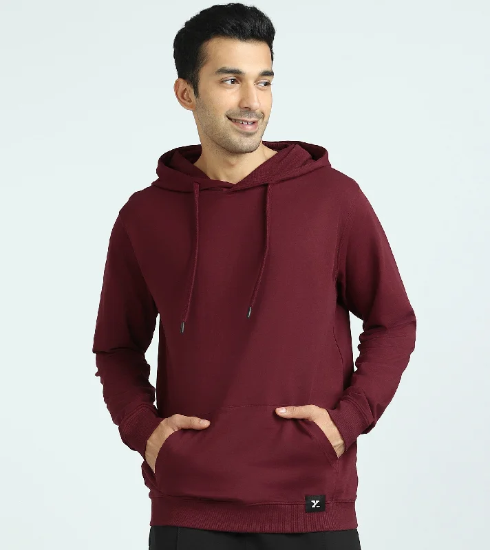 Can't Beat Cruze French Terry Cotton Hoodies Auburn Red