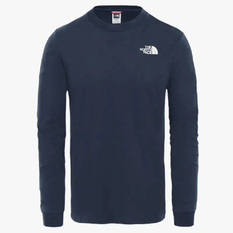 Special Promotion The North Face Mens Simple Dome Long Sleeve Tee Summit Navy