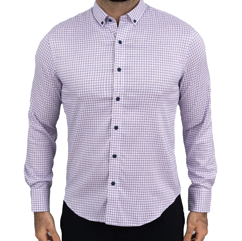 Crazy Deals untuck(able) Lavender Windowpane