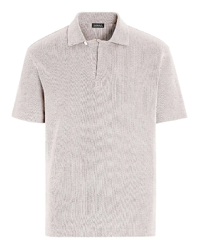 Value Deals Beige Waffle Polo