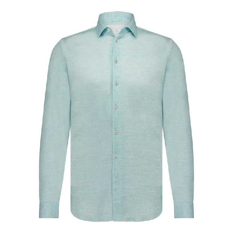 Price Drop Blue Industry Jersey Stretch Shirt
