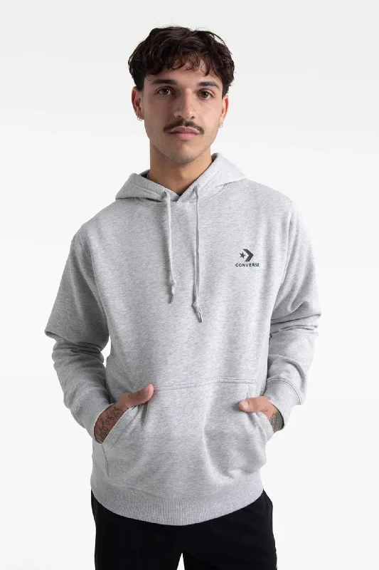 Steals and Deals Star Chevron Core Hoodie Grey Marle