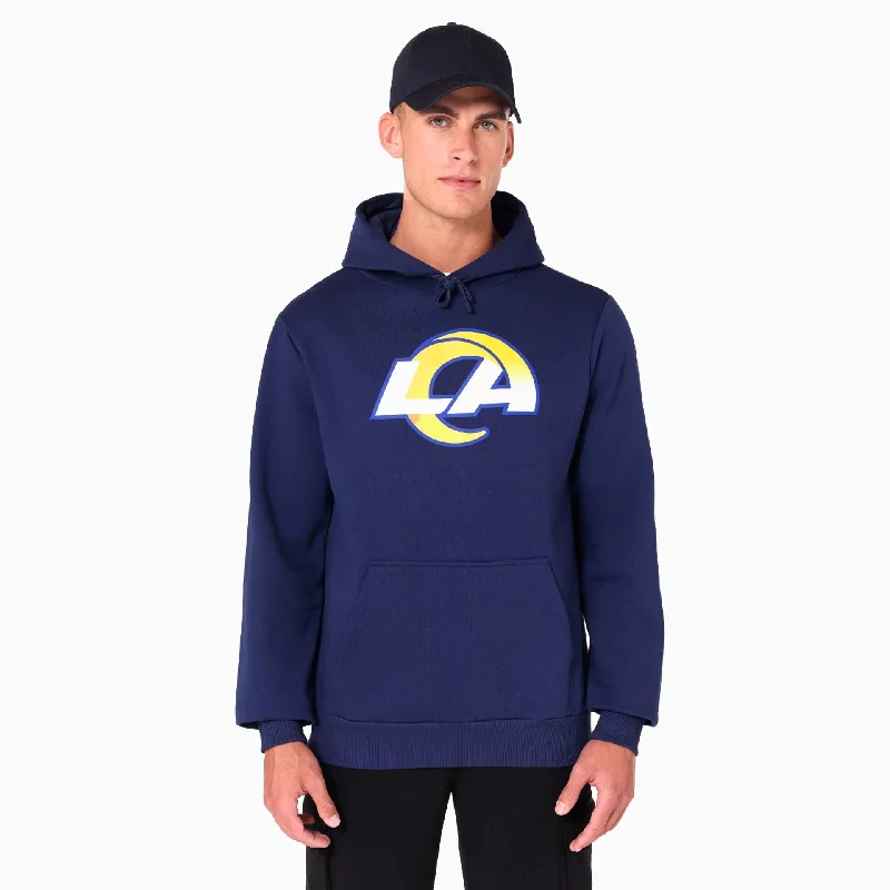 Best Bargains LA Rams NFL Navy Pullover Hoodie