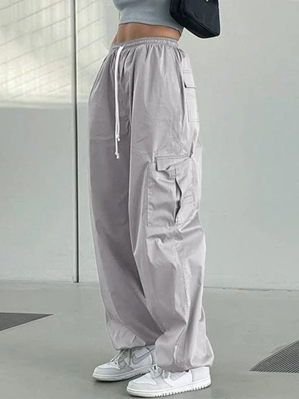Weekend Savings Spectacle Vintage Oversized Parachute Cargo Pants