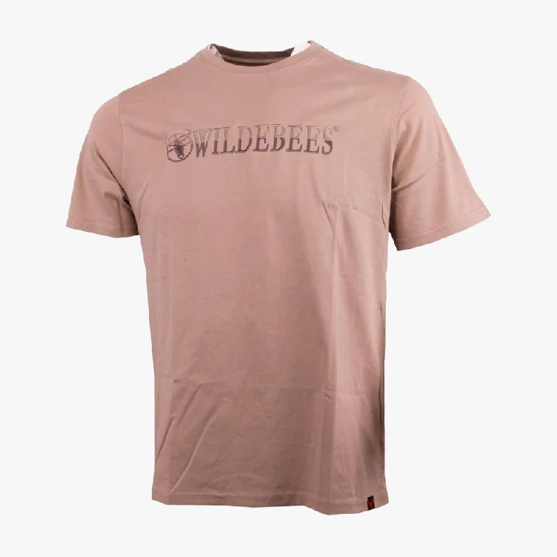Discount Deals Wildebees Mens Split Embroid Short Sleeve Tee Desert Sand