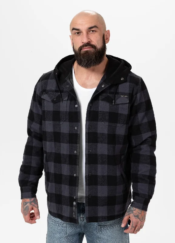 Online Specials Hooded Padded Flannel Shirt Pioneer