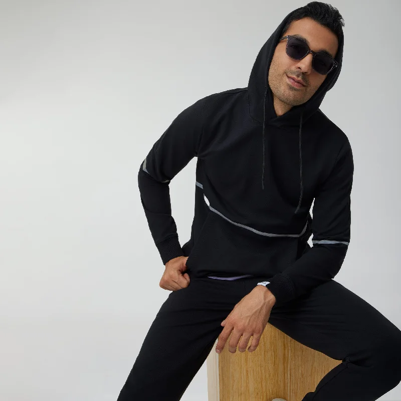 Weekend Deals That Dazzle Ascent French Terry Cotton Blend Hoodies Pitch Black