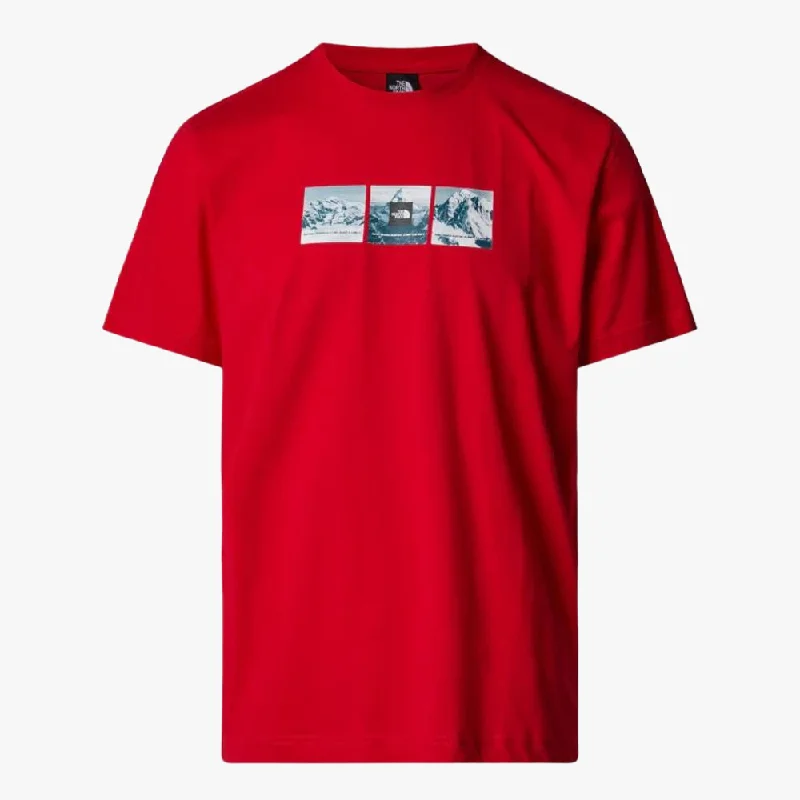 Big Discounts The North Face Mens Expedition System Graphic Short Sleeve Tee Red