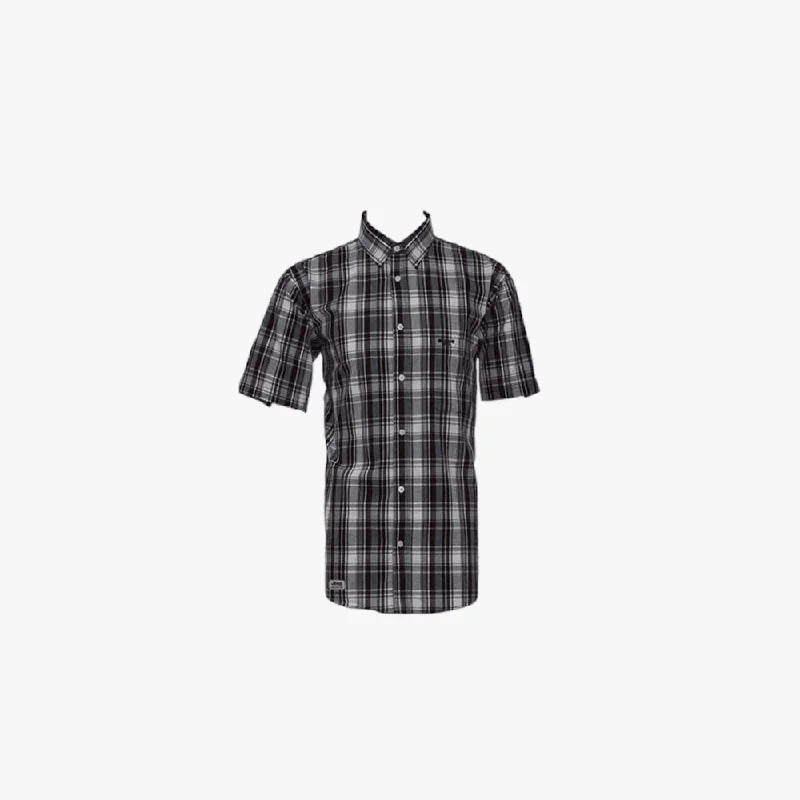Act Now Jeep Mens Bold Check Cotton S/S Shirt Wi