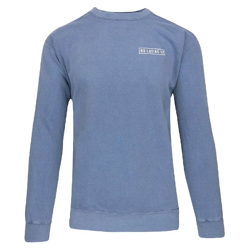 Major Savings No Laying Up Minimalist Crew Neck | Blue