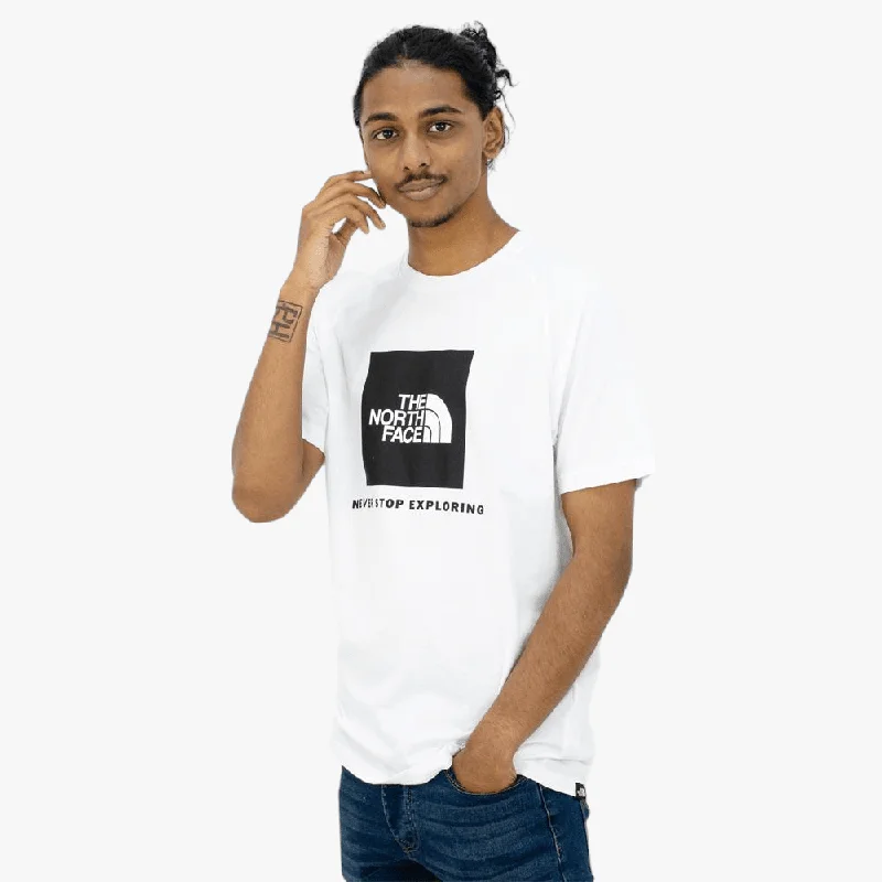 Weekend Discounts to Celebrate The North Face Mens Raglan Redbox Short Sleeve Tee Tnf White Weekend Discounts to Celebrate The North Face Mens Raglan Redbox Short Sleeve Tee Tnf White