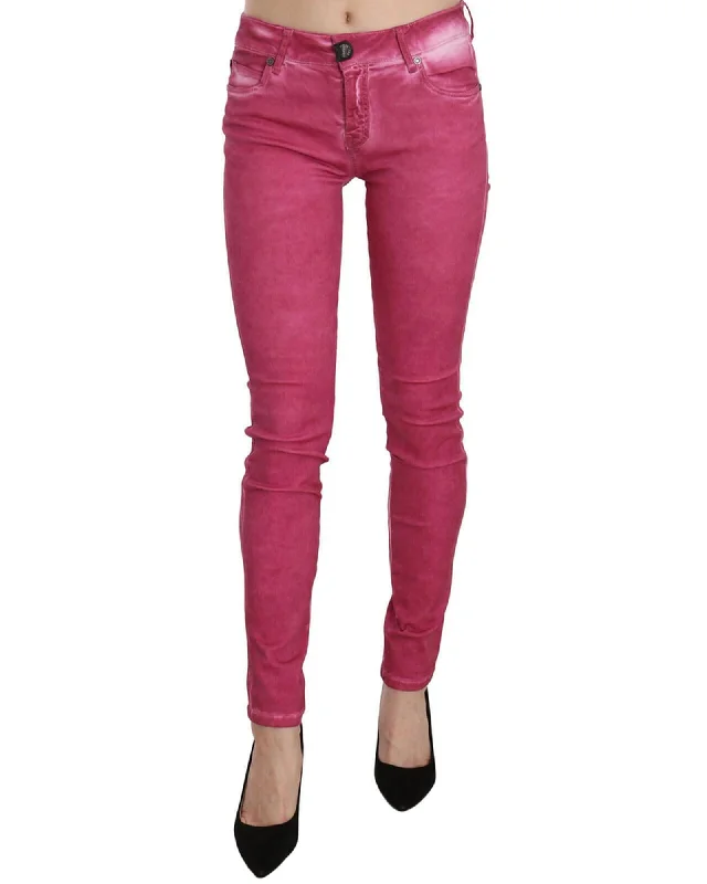 Low Price Plein Sud Jenius Mid Waist Skinny Pants W29 US Women