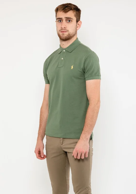 Price Drop Ralph Lauren Classic Polo Shirt, Olive Green