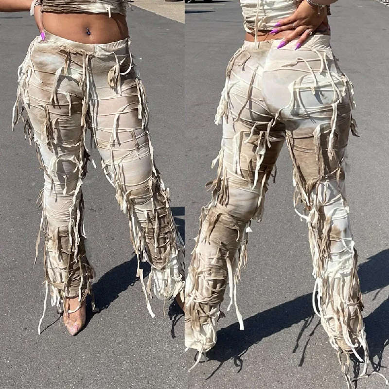 The Best Prices CityHottie - Tie Dye Fringe Pant Cargo Trousers Y2K Streetwear Fashion 2024 Women Summer Clothes Pencil Casual Tassel Sweat Pants Joggers The Best Prices CityHottie - Tie Dye Fringe Pant Cargo Trousers Y2K Streetwear Fashion 2024 Women Summer Clothes Pencil Casual Tassel Sweat Pants Joggers