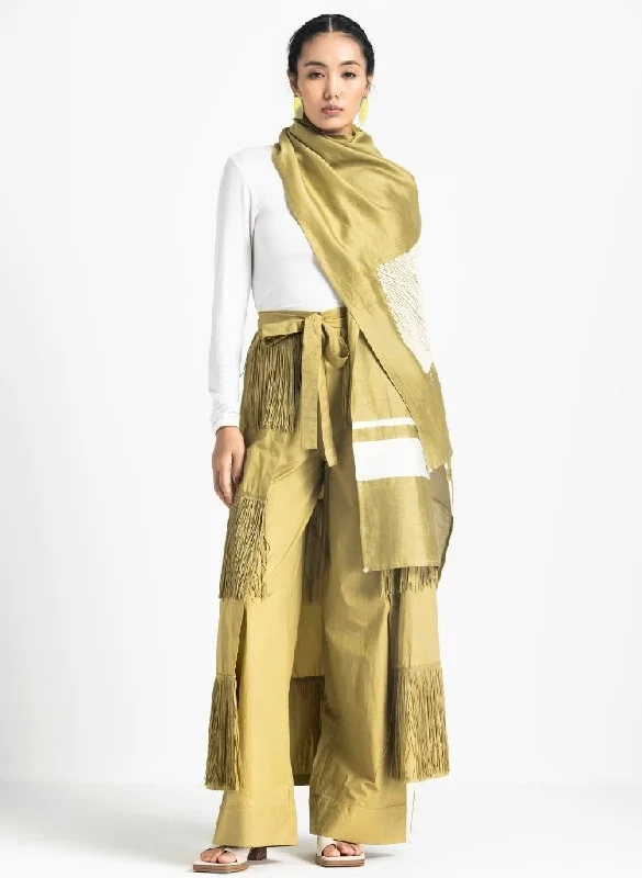 Instant Deal Fringe Skirt Pants