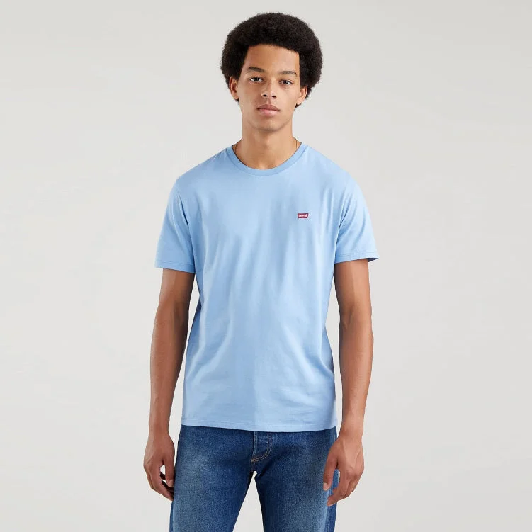 Overstock Sale LV - Men 'Blue' Basic Cotton T-Shirt LV804