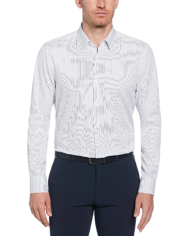 Price Rollback Total Stretch Bi-Color Pinstripe Shirt