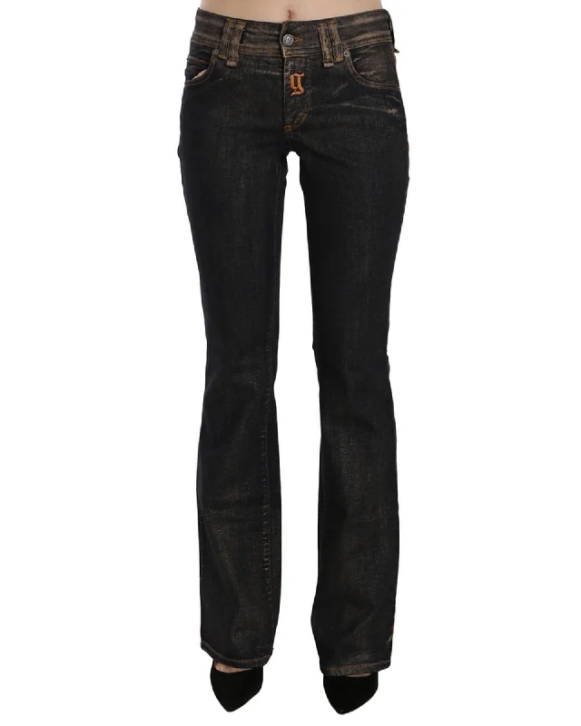 Weekend Savings Spectacle Mid Waist Flared Denim Casual Pants W24 US Women
