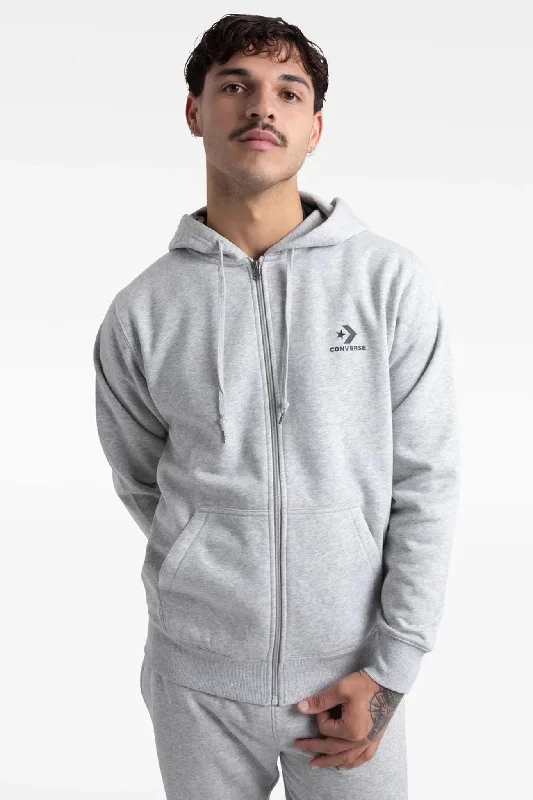 Savings Event Star Chevron Fullzip Hoodie Grey Marle