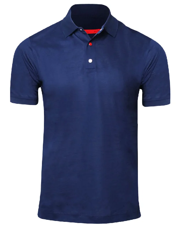 Weekend Discounts You Deserve Blue Snap Polo