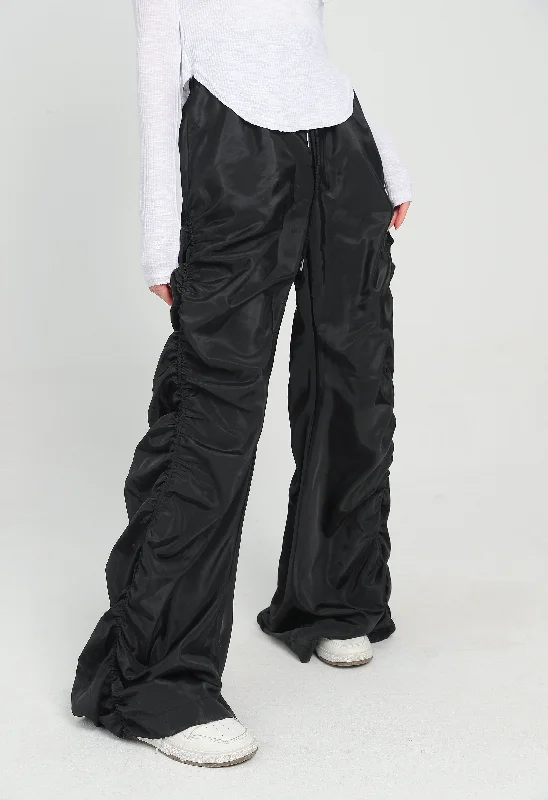 Weekend Deals That Dazzle Ruched Drawstring Lightweight Pants